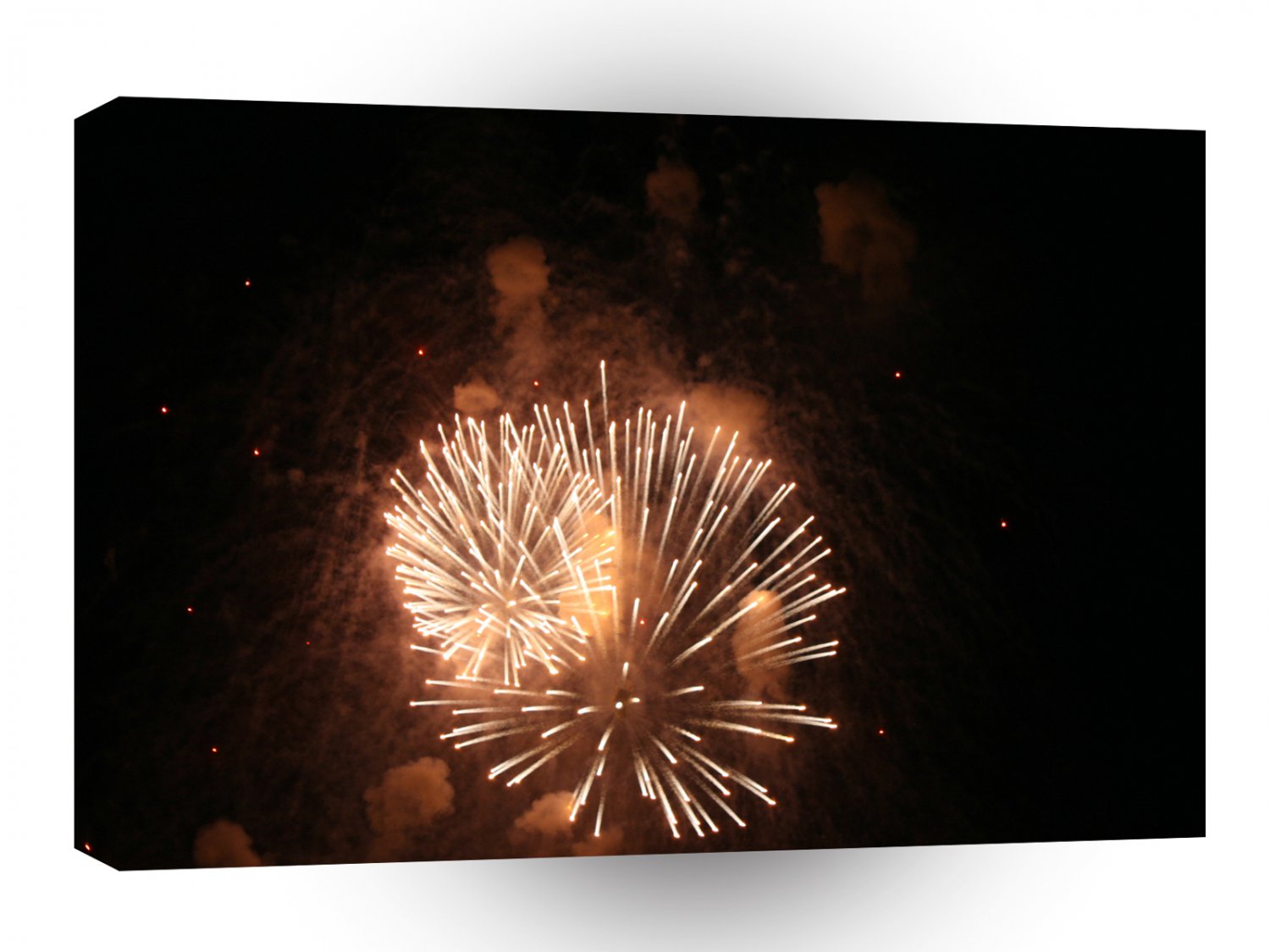 Fireworks Orange Mixture Multishot A1 Xlarge Canvas