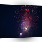 Fireworks Purple Smoke Red Lights A1 Xlarge Canvas