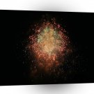 Fireworks Single Explosion Trails A1 Xlarge Canvas