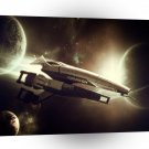 Galaxies Abstract Sci Fi Normandy A1 Xlarge Canvas