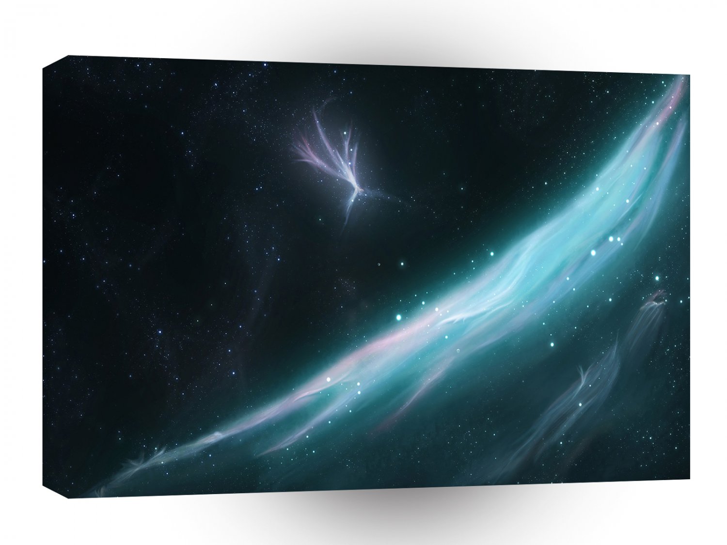 Galaxies Abstract Sci Fi Start Dust A1 Xlarge Canvas