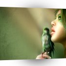 Green Whisperer Nell Fallcard Girl A1 Xlarge Canvas
