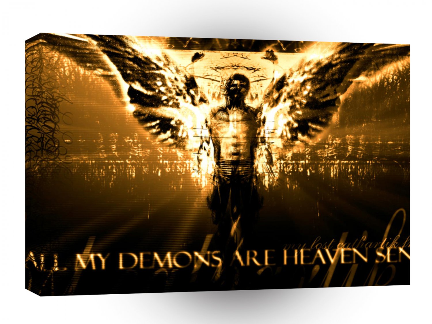Horror Heaven Sent Demons Version A1 Xlarge Canvas