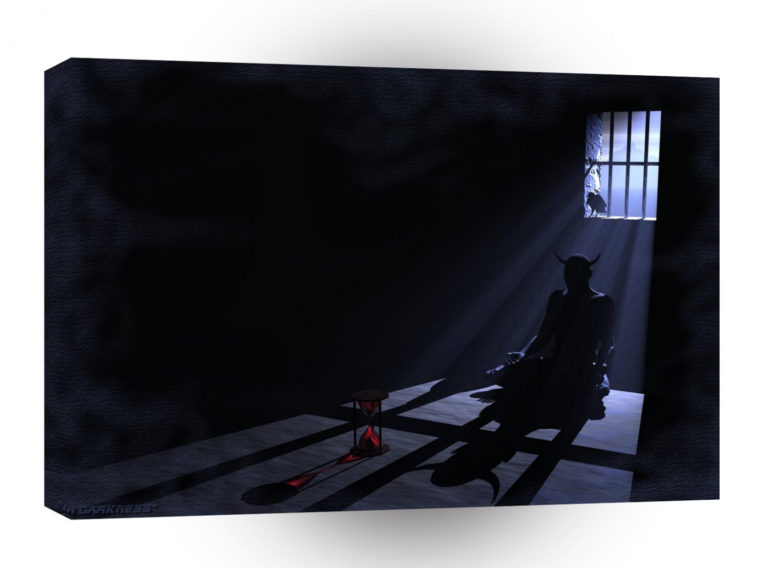 Horror In Darkness Version A1 Xlarge Canvas