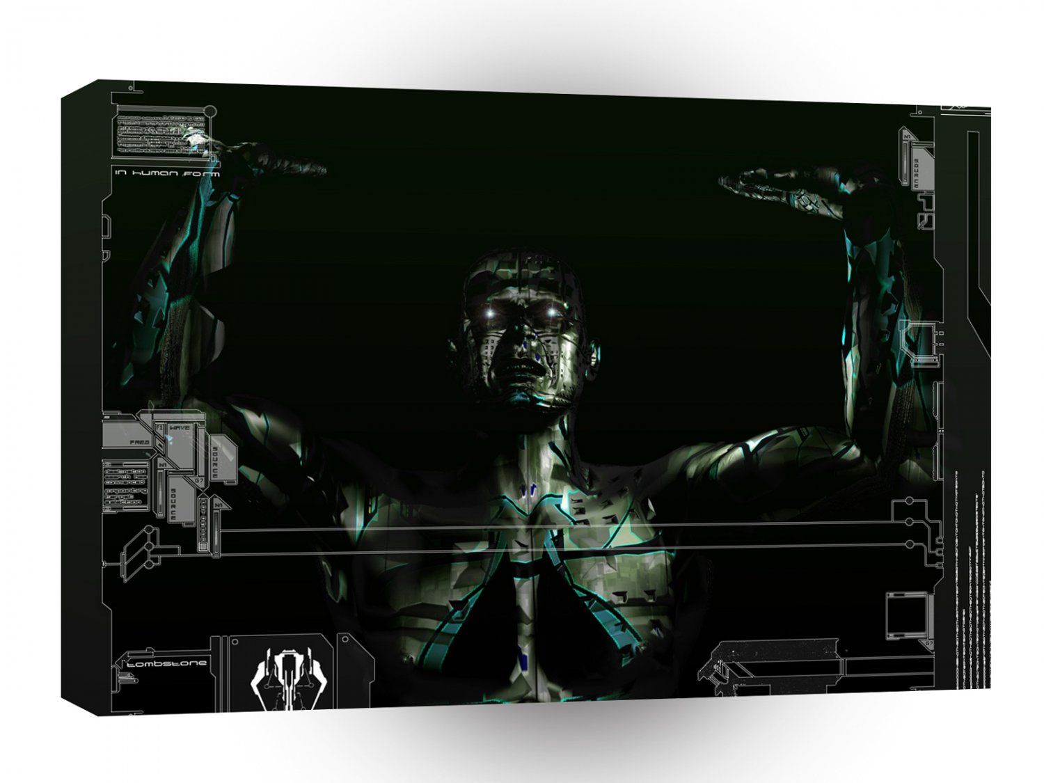 Horror In Human Form A1 Xlarge Canvas