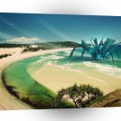 Landscape Beach Blue Creature A1 Xlarge Canvas