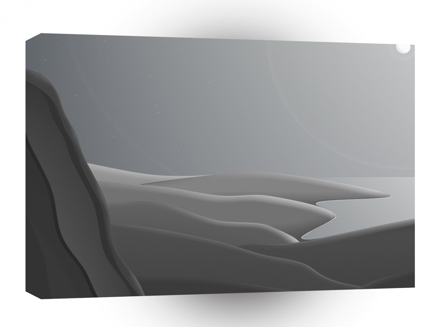Landscape Cool Moon Sands A1 Xlarge Canvas