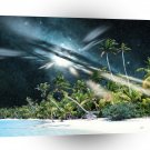 Landscape Cool Planetery Colours A1 Xlarge Canvas