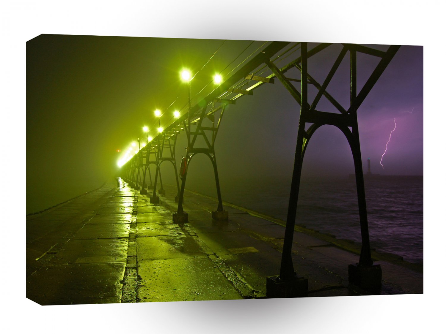 Landscape Dark Coastal Elements A1 Xlarge Canvas