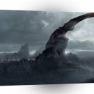 Landscape Dark Planet City A1 Xlarge Canvas