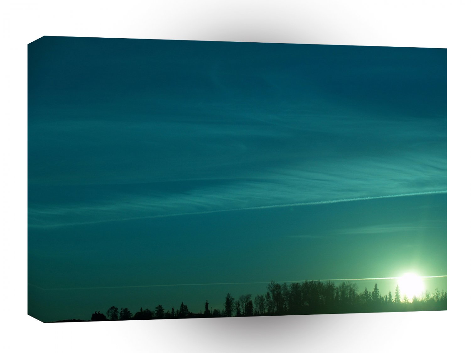 Landscape Night Dark Sunset A1 Xlarge Canvas