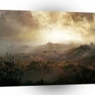 Landscape Sunset Ancient Hill City A1 Xlarge Canvas