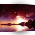 Landscape Sunset Close Reflection A1 Xlarge Canvas