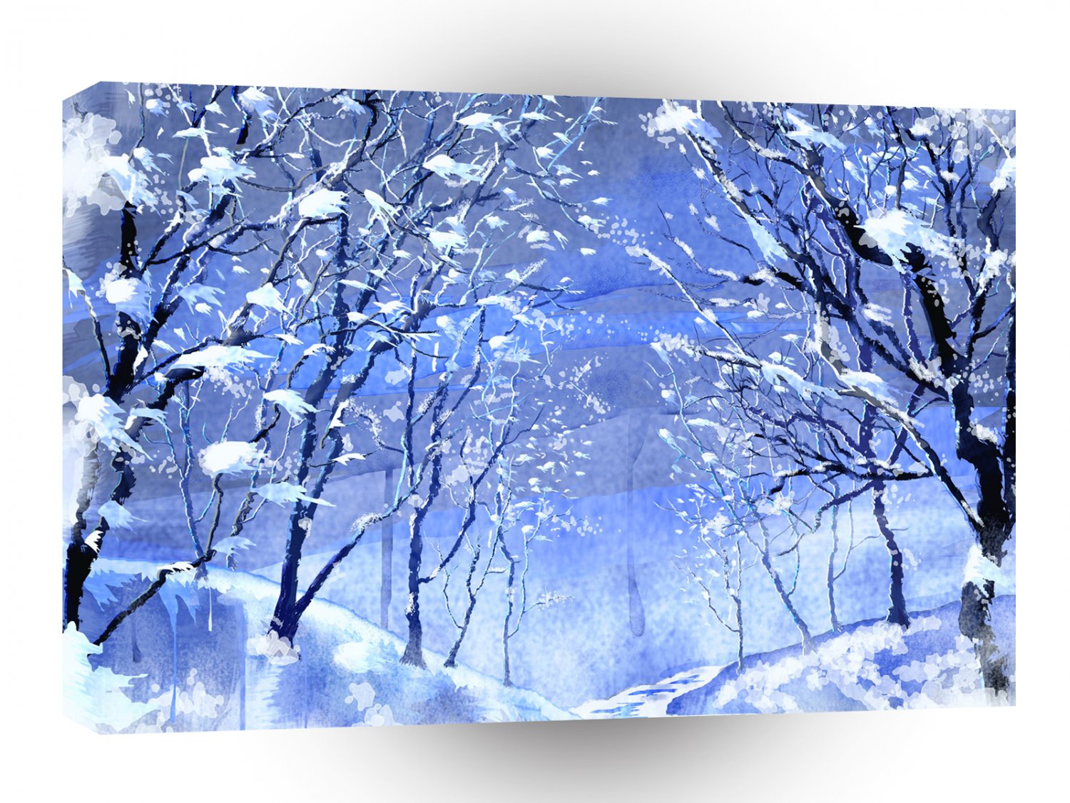 Landscape Winter Trees A1 Xlarge Canvas