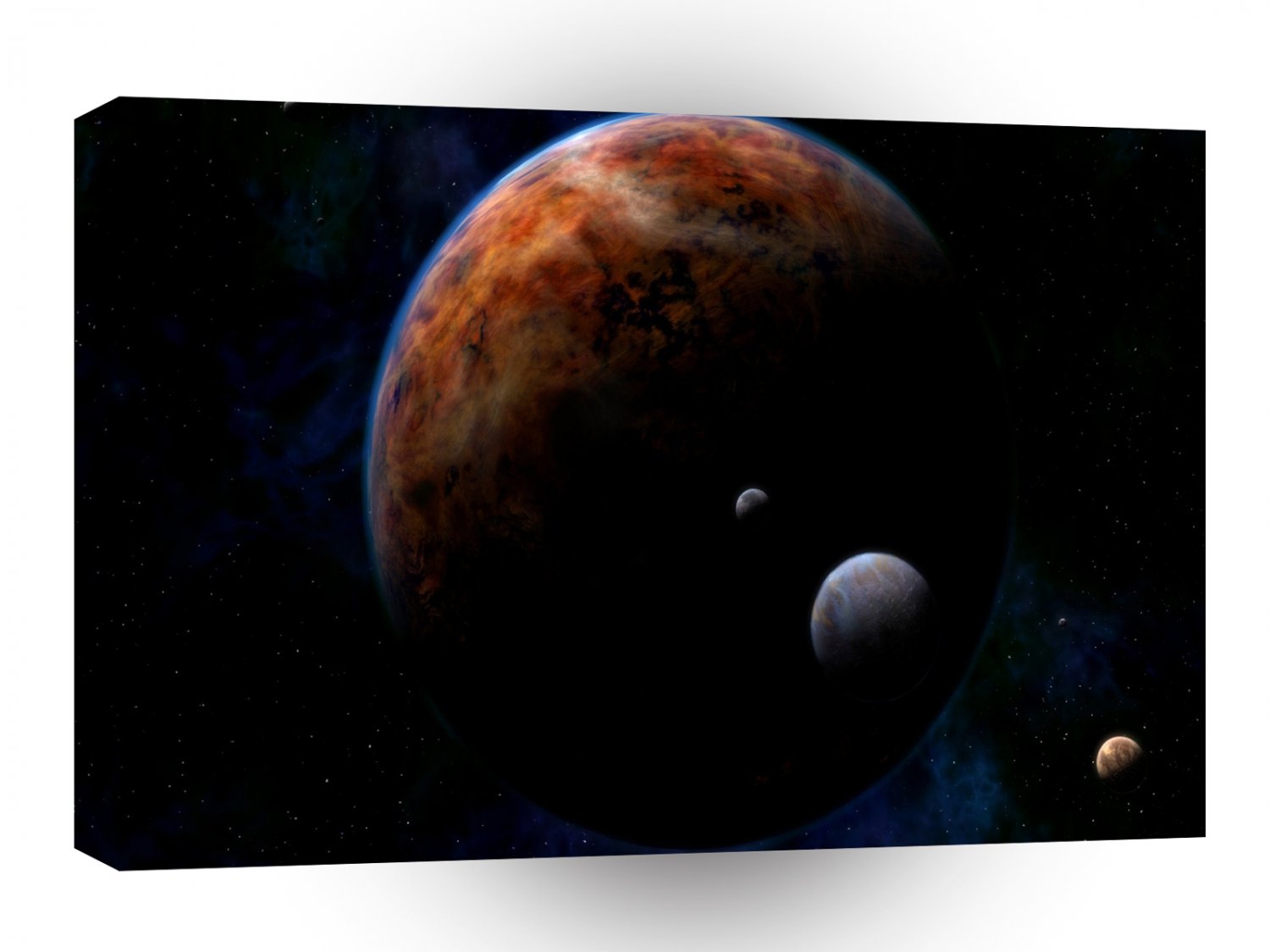 Magnetic Field Planets Mars A1 Xlarge Canvas