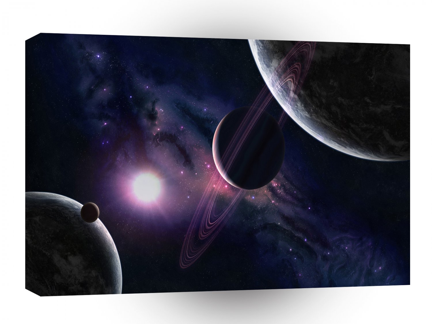 Mixture Planet Planets Saturn A1 Xlarge Canvas