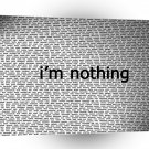 People Im Nothing A1 Xlarge Canvas