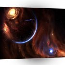 Planets Sci Fi Earth Armageddon Mystery A1 Xlarge Canvas