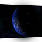 Planets Sci Fi Earth Eclipse Glow Darkness A1 Xlarge Canvas