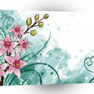 Psychedelic Beautiful Flower Abstract A1 Xlarge Canvas