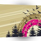 Psychedelic Birds South Abstract A1 Xlarge Canvas