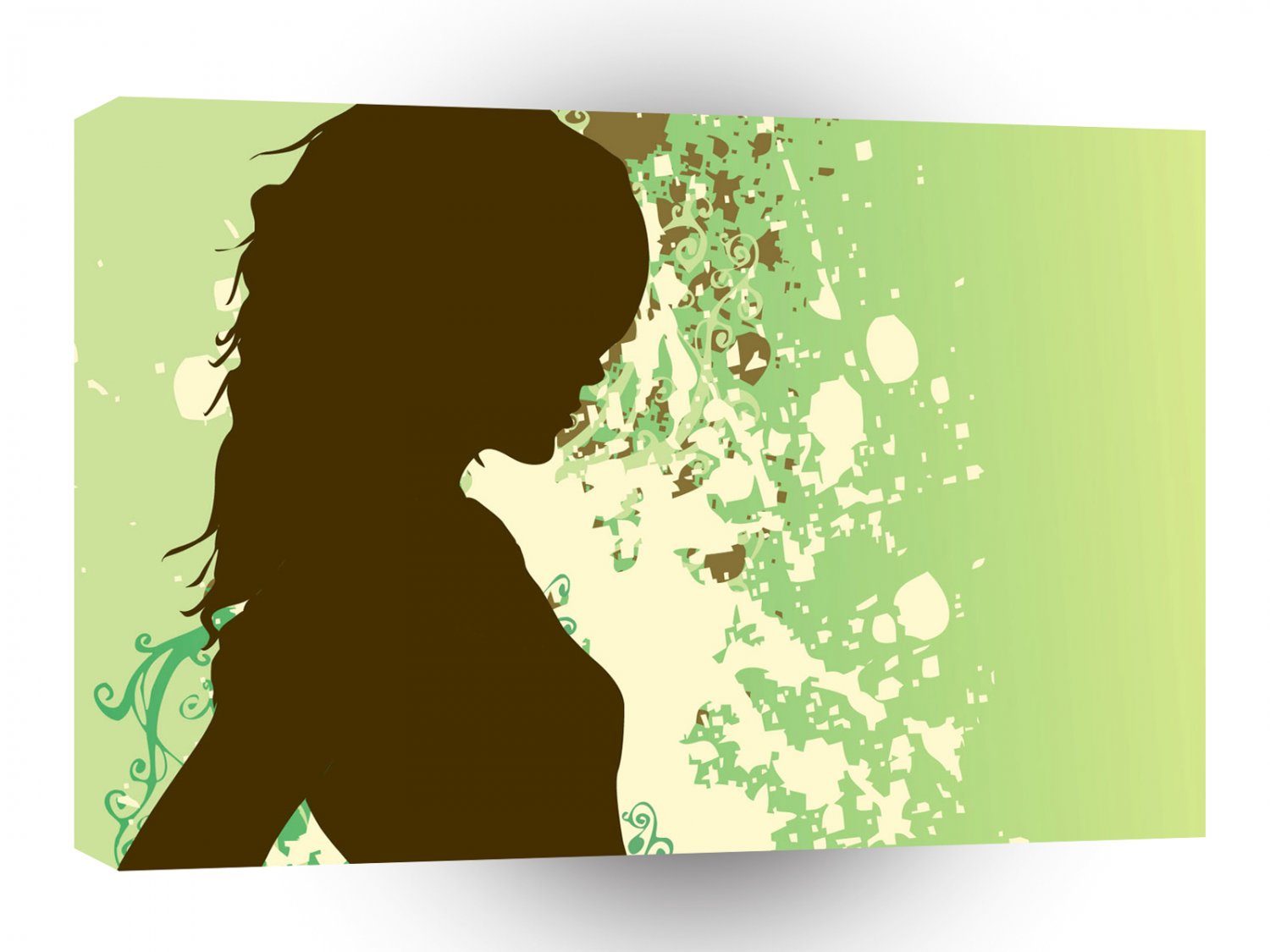 Psychedelic Chick Abstract A1 Xlarge Canvas