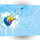 Psychedelic Guitar A1 Xlarge Canvas