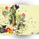 Psychedelic Nature Color Splash A1 Xlarge Canvas