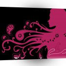 Psychedelic Pink Abstract Girl A1 Xlarge Canvas