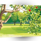 Scenery Apple Park Grassland A1 Xlarge Canvas