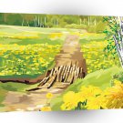 Scenery Bevers Brook Dandelions A1 Xlarge Canvas