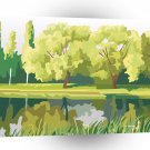 Scenery Canal Reefs Tree Line A1 Xlarge Canvas