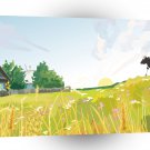 Scenery Cow And The Meadows Sunset A1 Xlarge Canvas