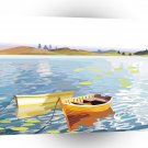 Scenery Day Out On The Lake A1 Xlarge Canvas