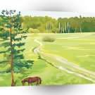 Scenery Horse Riders Path A1 Xlarge Canvas