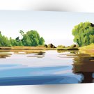 Scenery Lake View Reflection A1 Xlarge Canvas