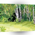 Scenery Look Onto Woodlands A1 Xlarge Canvas