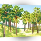Scenery Pine On The Hills A1 Xlarge Canvas