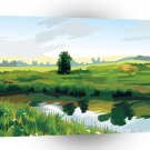 Scenery River Hill Inland A1 Xlarge Canvas