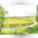 Scenery River Ravine View A1 Xlarge Canvas