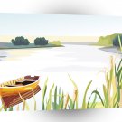 Scenery White Water Boating A1 Xlarge Canvas