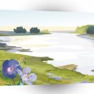 Scenery Wild Flower Banks A1 Xlarge Canvas