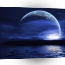 Sci Fi Cool Global Blue A1 Xlarge Canvas