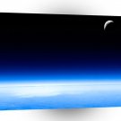 Sci Fi Earth Misty Blue Glow A1 Xlarge Canvas