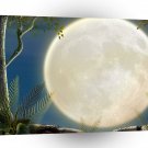 Sci Fi Moon Close To Earth A1 Xlarge Canvas