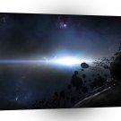 Sci Fi Space Cosmos Light A1 Xlarge Canvas