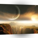 Sci Fi Sun Planet Kingdom A1 Xlarge Canvas