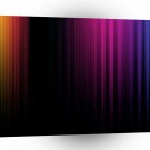Strips Gradient Effects Yellow Purple Blue A1 Xlarge Canvas