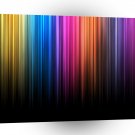 Strips Rainbow No Sparkle A1 Xlarge Canvas