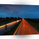 Transport Car Busy Times Night A1 Xlarge Canvas
